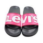 Levi's June L women's flip-flops pink and black VPOL0239S-3841
