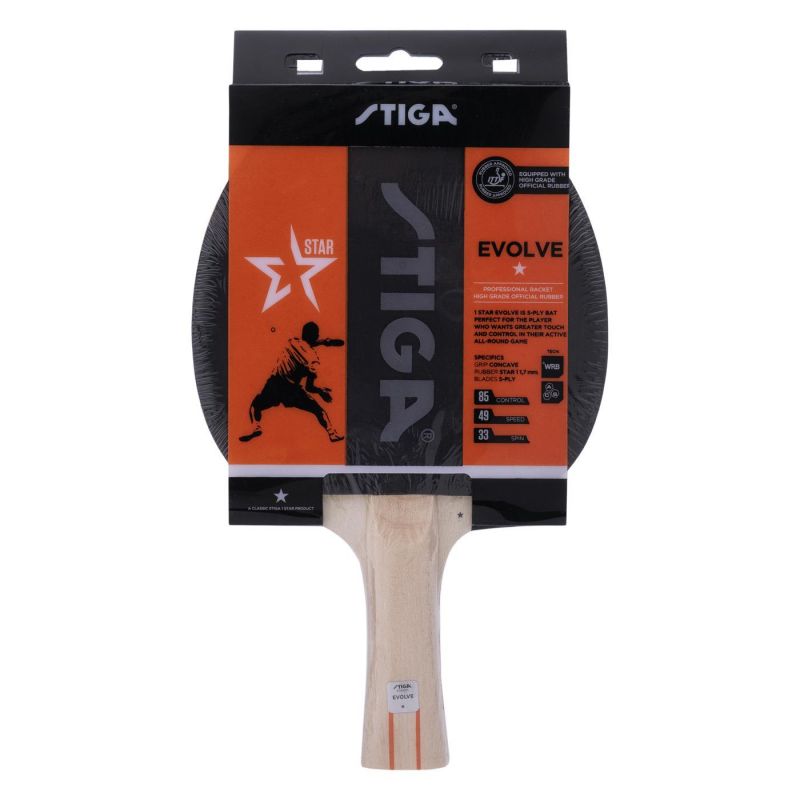 Stiga Evolve 1-Star table tennis racket 92800591792 Accessories/Rackets and accessories Your Sports Performance