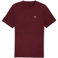 Puma Ess Elevated Tee Burgundy Men's T-Shirt 684726 96 In preparation Your Sports Performance