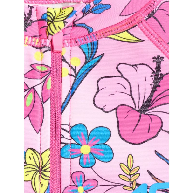 One-piece swimsuit with UPF50+ filter for girls 4F 4FJRSS26USWSF144-90A
