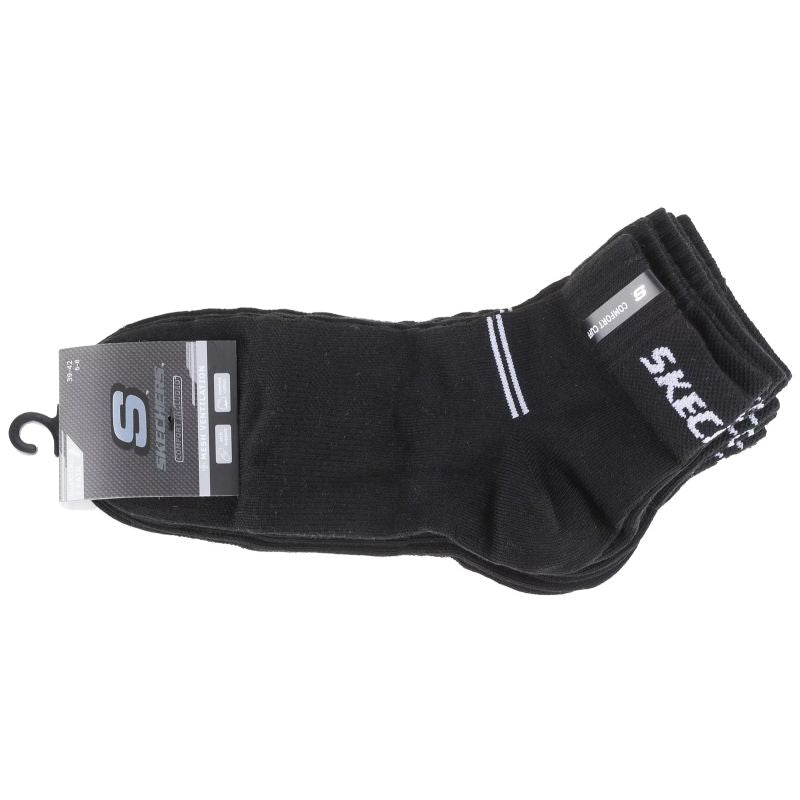 Skechers 5PPK Wm Mesh Ventilation Quarter Socks SK42017006-9999 Black 39-42 In preparation Your Sports Performance