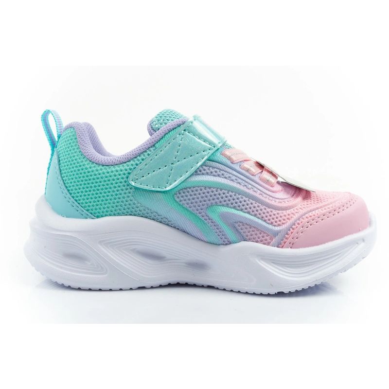 Skechers Color Breeze LED Children's Sports Shoes for Girls Turquoise Skechers