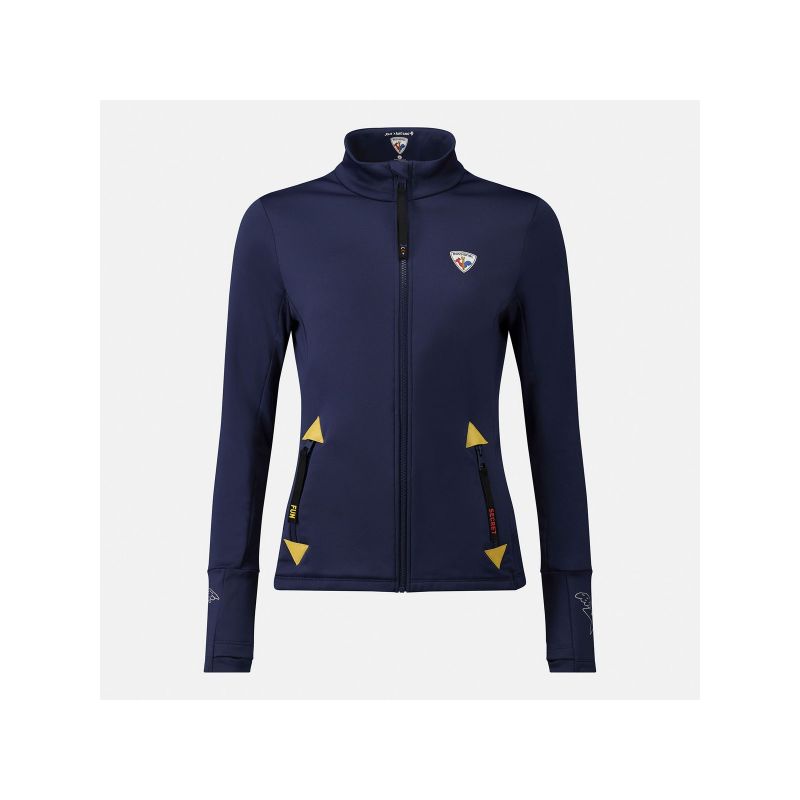 ROSSIGNOL W JCC CLIMI JKT women's sweatshirt blue
