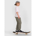 Plain Oversized Boys' T-Shirt 4F 4FJWAW25TTSHM2411-10S