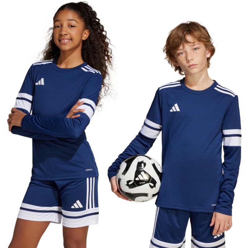 adidas Squadra 25 Long Sleeve Navy Blue Kids T-Shirt JJ0049 In preparation Adidas