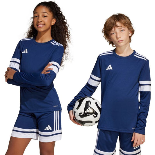 adidas Squadra 25 Long Sleeve Navy Blue Kids T-Shirt JJ0049 In preparation Adidas