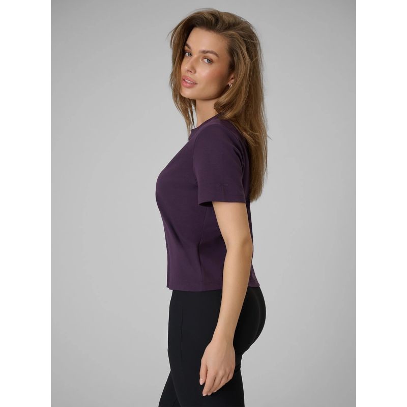 Women's regular plain T-shirt 4F 4FRAW25TTSHF3625-50S 4f
