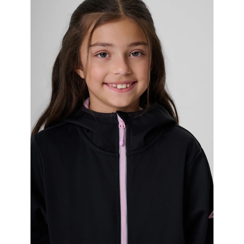 Softshell jacket windproof membrane 5000 girls 4F 4FJRAW26TSOFF0738-20S