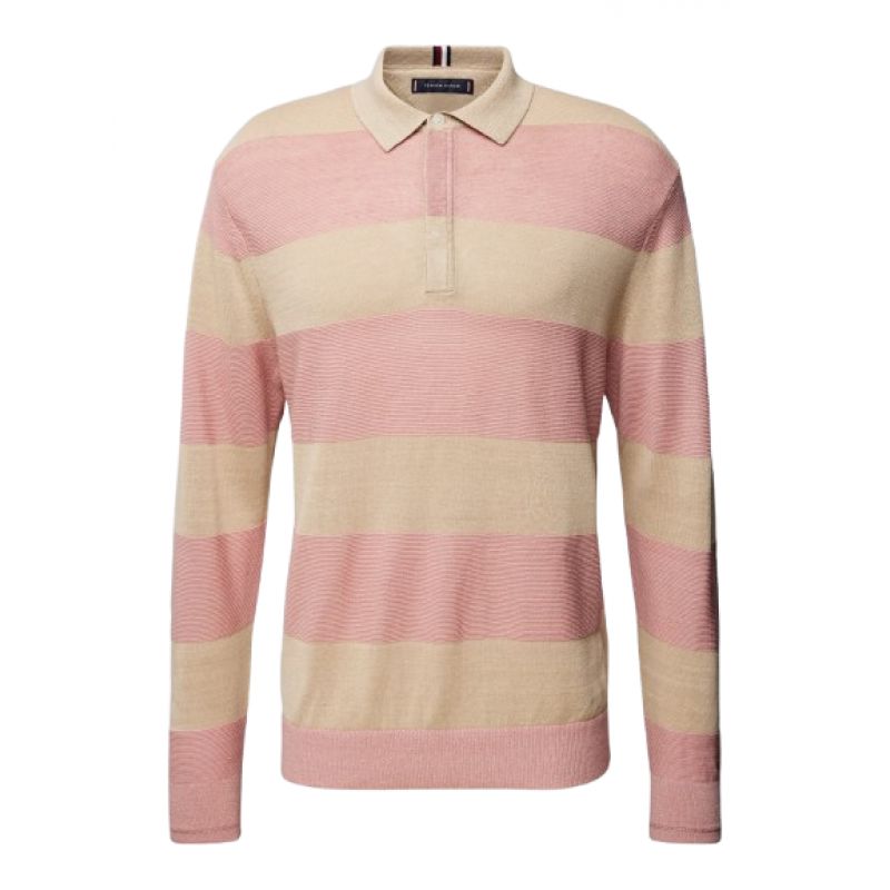 TOMMY HILFIGER MEN'S DC PREMIUM LINEN SWEATER In preparation Your Sports Performance