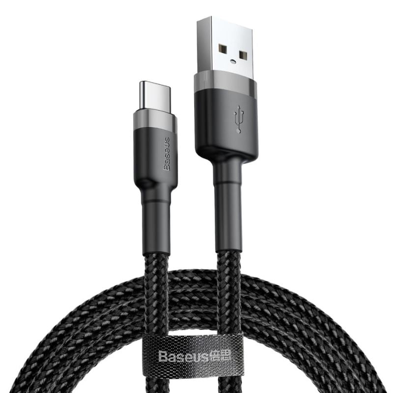 BASEUS USB TO USB-C CABLE BASEUS CAFULE 2A 2M (WH In preparation Your Sports Performance