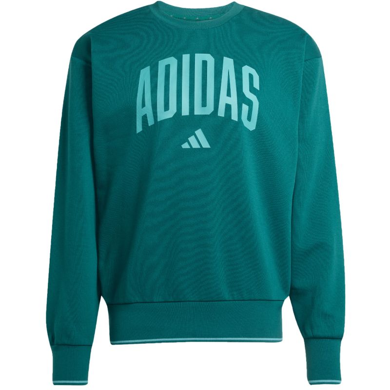 Men's adidas Collegiate Sweatshirt Green JM1733 In preparation Adidas