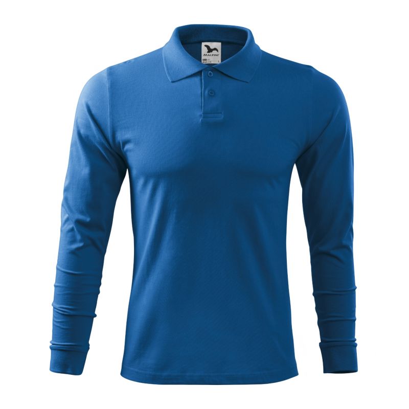 Malfini Single J polo shirt. LS M MLI-21114 azure Clothing/Lifestyle/T-shirts/Malfini Malfini