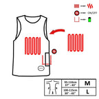 GLOVII WATERPROOF, HEATED SURFING VEST, COMPLETE WITH GMV1L BATTERY Clothing Your Sports Performance