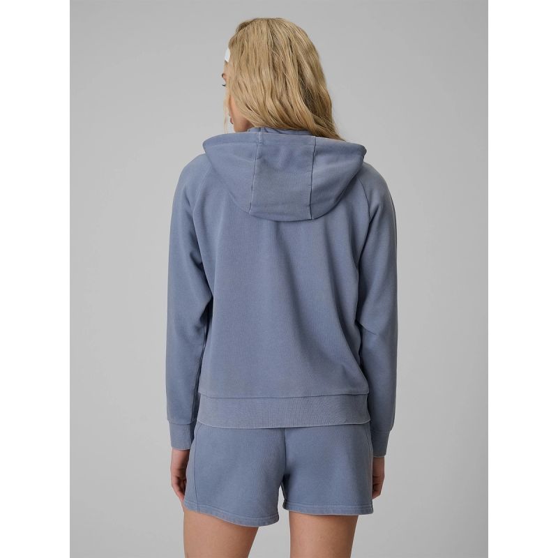 Women's relaxed sweatshirt with hood 4F 4FRAW26TSWSF3104-32S