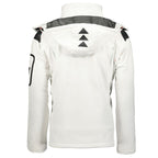 Geographical Norway Techno MEN 056 BS3 men's sports jacket, quick-drying, with hood, white (WU1060H/GN) In preparation Your Sports Performance