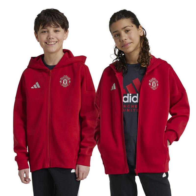 Adidas Manchester United Anthem Jacket Jr IT4188 sweatshirt Clothing/Football Adidas