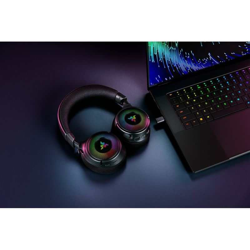 Razer Kraken V4 Wireless Headband Gaming Headset USB Type-A Bluetooth Black Gaming PC/Słuchawki Your Sports Performance