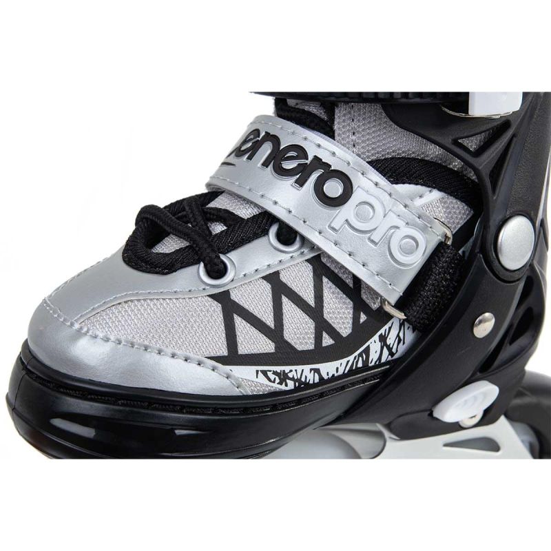 ROLLER SKATES-ROLLER SKATES-ICE SKATING 4IN1 ENERO PRO LED 38-41 GRAY Sport/Skate/Rolki Your Sports Performance