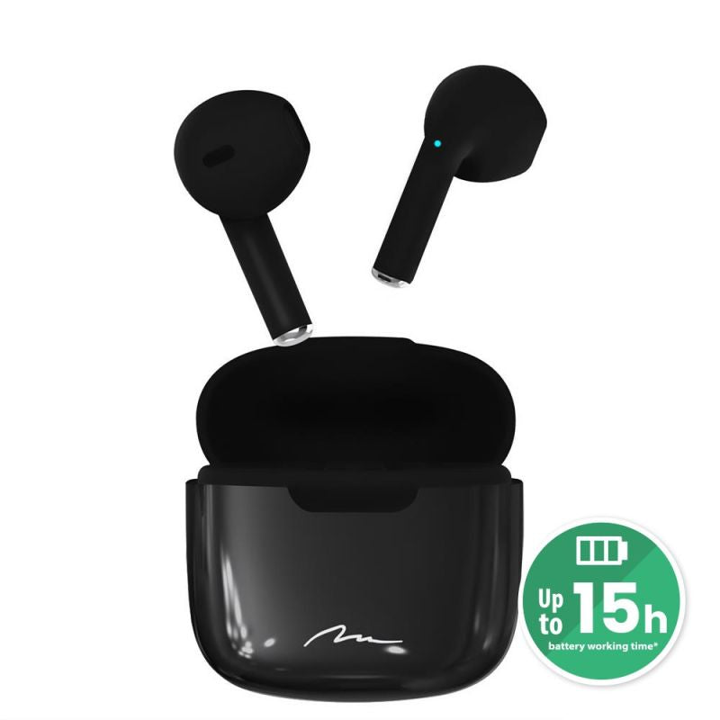 Media tech MT3589K headphones (in-ear; Bluetooth; with built-in microphone; black In preparation Your Sports Performance