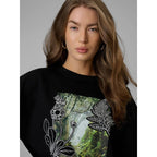 Women's loose sweatshirt without hood 4F 4FRSS26TSWSF2837-20S