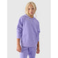 Girls' sweatshirt with hood, open, 4F Junior 4FJWMM00TSWSF1316-32S *Kategoria tymczasowa Your Sports Performance
