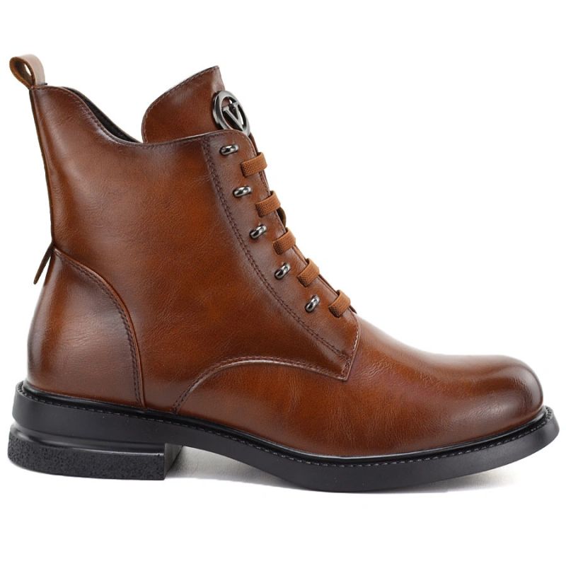 Brown Women's Ankle Boots Vinceza 27-58578