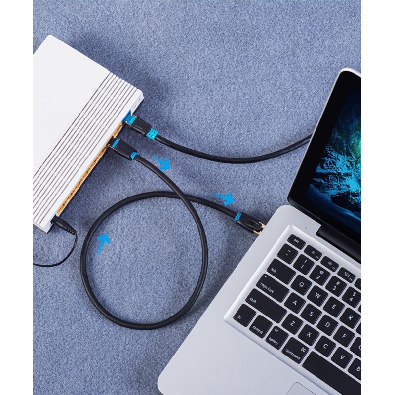 Vention Cat8 SFTP 40Gbps 2GHz Ethernet Cable 5m Kable, gniazda i wtyki/Patchcable Your Sports Performance