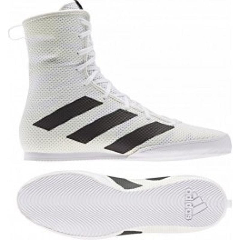 adidas Box Hog Plus Boxing Shoes White Footwear/Martial arts Adidas