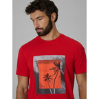 Men's regular printed T-shirt 4F 4FWSS26TTSHM3034-62S 4f