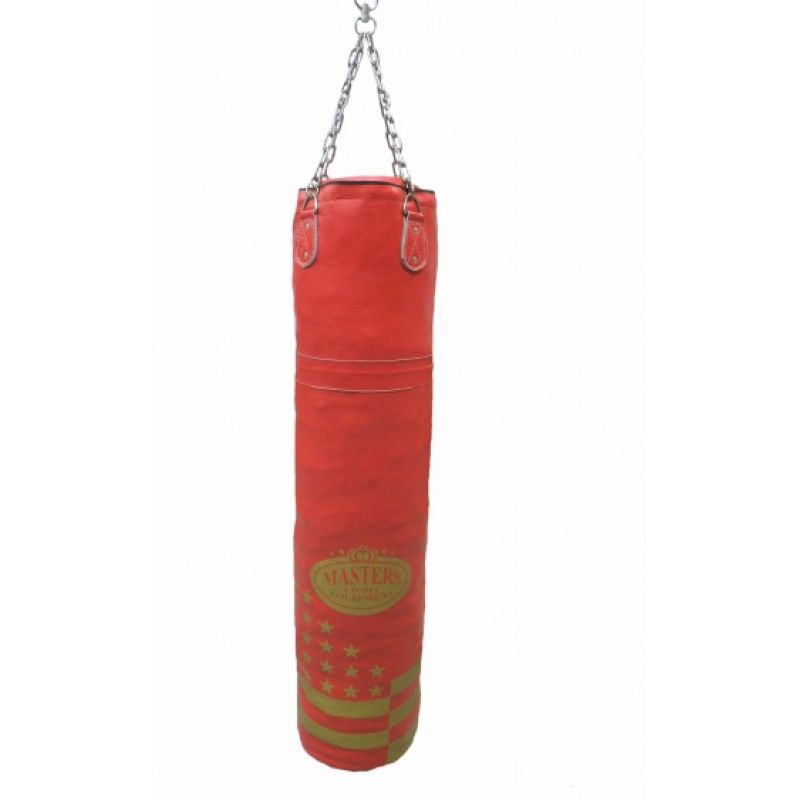 Leather punching bag 150/35 cm full WWS-STAR red In preparation Your Sports Performance