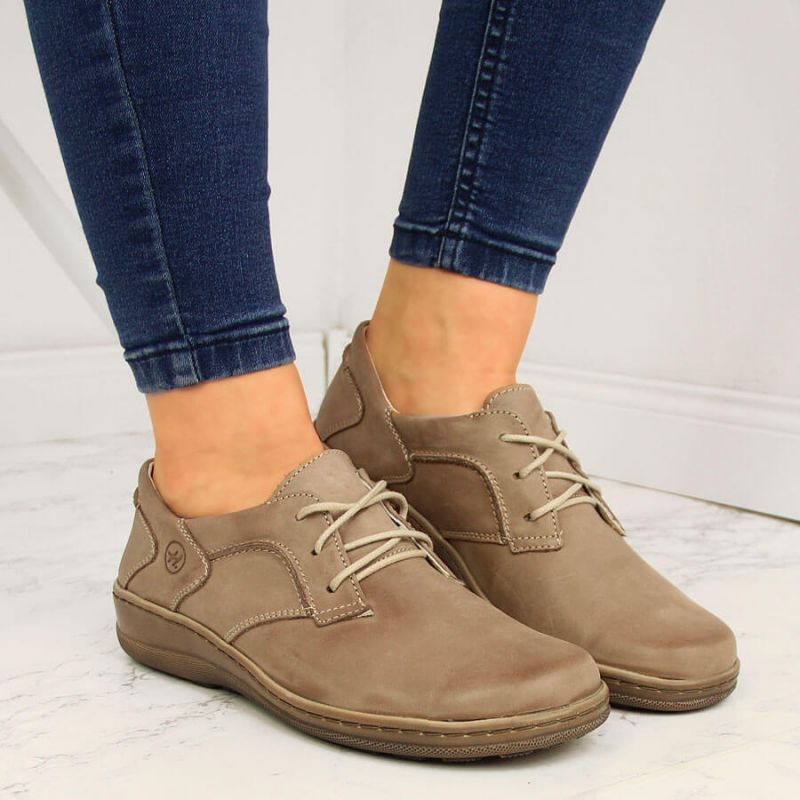 Helios W 715 comfortable leather shoes, beige Footwear/Lifestyle Your Sports Performance
