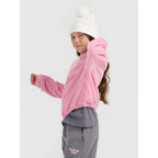 4FWarm oversize fleece with stand-up collar for girls 4F 4FJRAW25TFLEF441-54S 4f