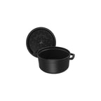 Cast iron pot, round, tall, STAUB 40502-285-0 - black, 4.8 ltr AGD - Produkty/Garnki / patelnie nieelektryczne Your Sports Performance