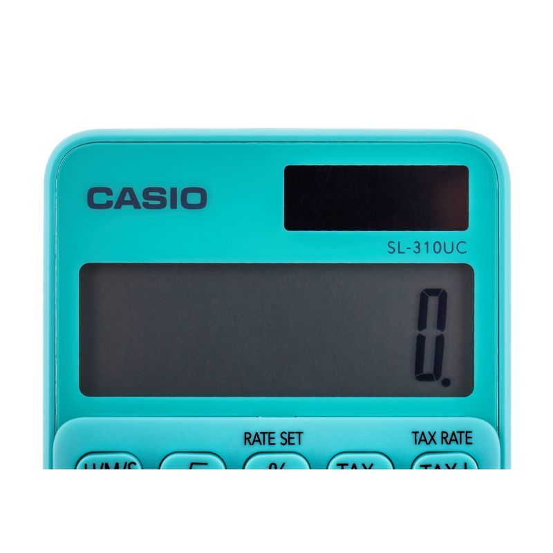CASIO Pocket Calculator SL-310UC-GN BOX, 10-digit, 70x118mm, cardboard, green In preparation Your Sports Performance