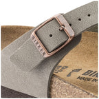 Birkenstock Gizeh Stone Birko-Flor narrow women's flip-flops for narrow feet gray (0043393) Footwear/Lifestyle/Brinkenstock/Japonki Birkenstock