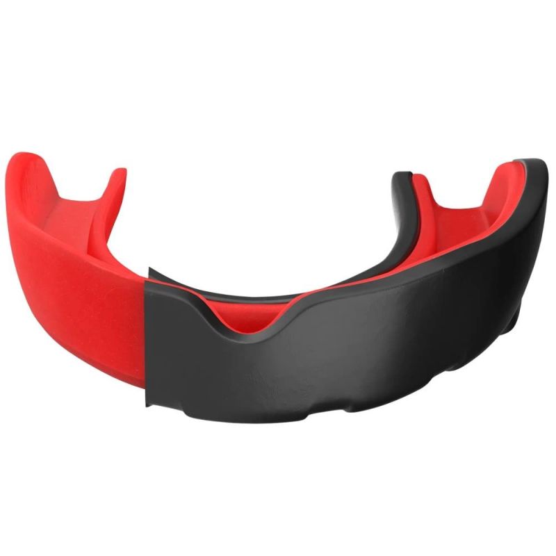 Gel Mouthguard + Box - Black and Red | GelTech ochraniacze zębów Your Sports Performance