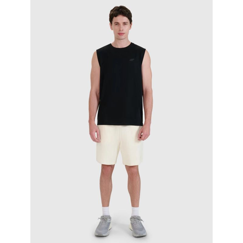 Men's tank top regular plain 4F 4FWMM00TSLEM125-20S *Kategoria tymczasowa Your Sports Performance
