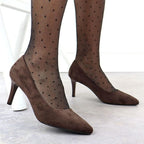 Chocolate suede women's pumps, Sergio Leone 1336 Footwear Your Sports Performance
