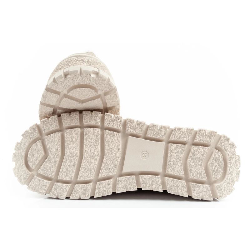 Lee Cooper women's boots winter boots fashionable sheepskin insulated leather beige Lee Cooper