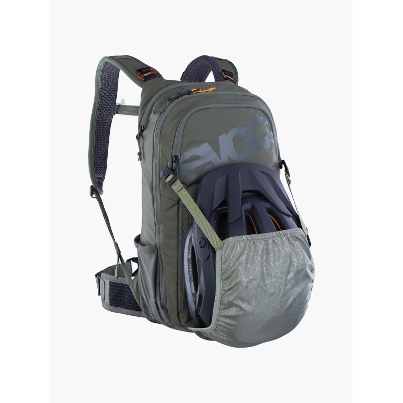 EVOC Stage 12 dark olive cycling backpack
