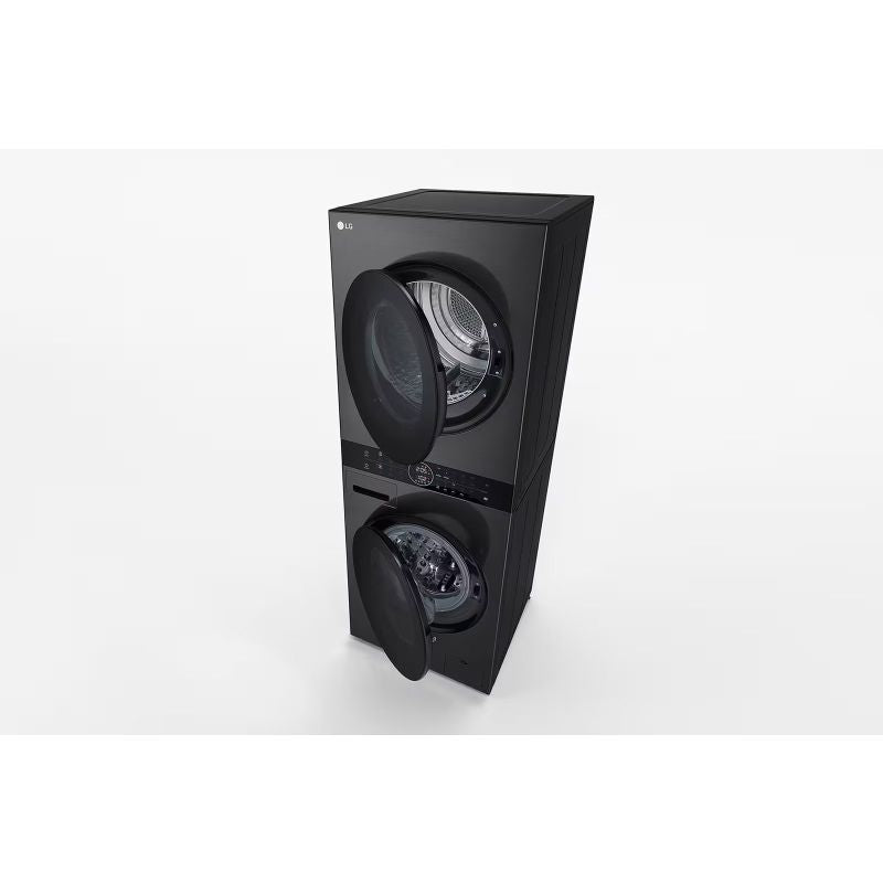 WashTower LG WT1210BBF 12/10kg AI DirectDrive washer-dryer with TurboWash heat pump, black AGD - Produkty/Pralko suszarki wolnostojące Your Sports Performance