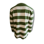 Taikan Everything Striped Longsleeve Crew Sweatshirt Green - 1306004.GRN Taikan