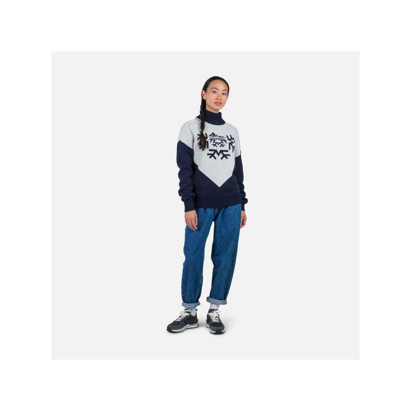 Rossignol W Cieloalto Tn Navy Blue Sweater Rossignol
