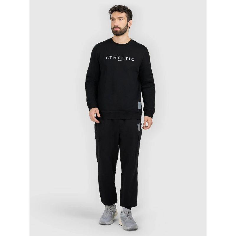 Men's sweatshirt without zipper and hood 4F 4FRAW25TSWSM2573-20S 4f