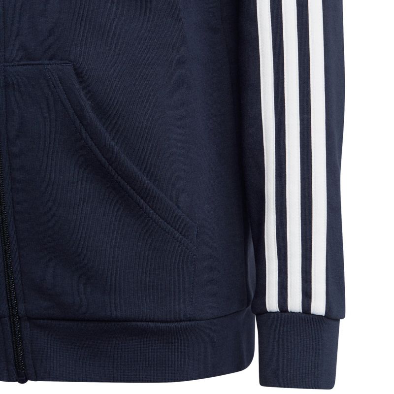 adidas Essentials 3-Stripes Fleece Full-Zip Hoodie Jr IC0600 Clothing/Lifestyle Adidas