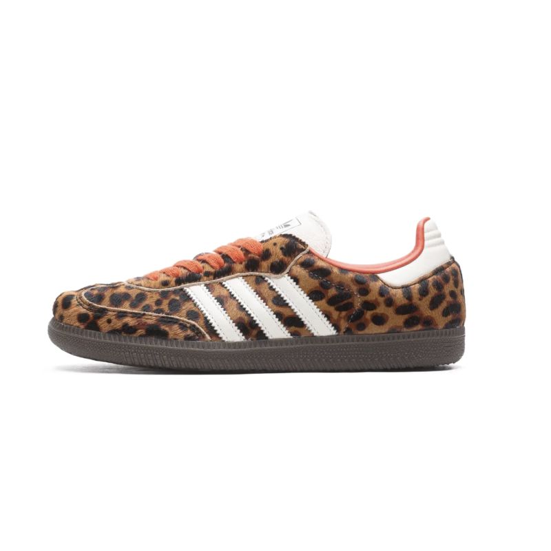 Adidas Samba OG W Leopard Preloved Red shoes JI2734 Obuwie/Buty do koszykówki męskie/Adidas Your Sports Performance