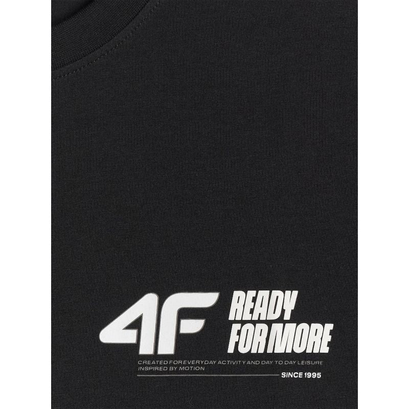 Men's regular plain T-shirt 4F 4FRSS26TTSHM3992-20S