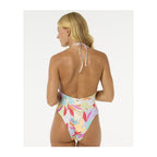 RIP CURL Cala Vadella Cheeky One Piece Turquoise Swimsuit