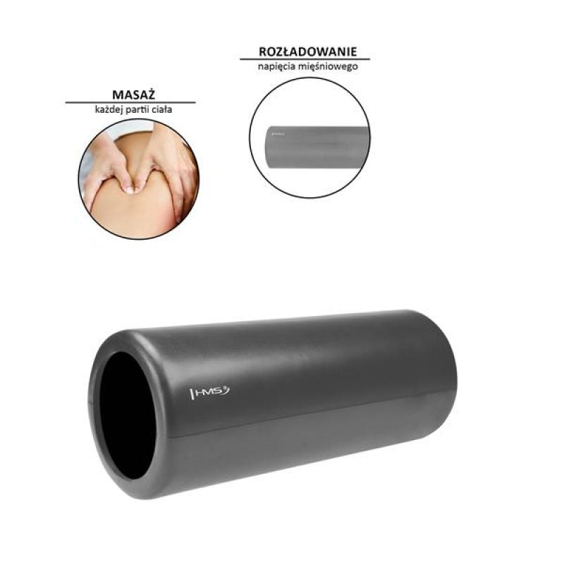 Fitness HMS GRAPHITE / BLACK FS111 roller Accessories/Training equipment Your Sports Performance