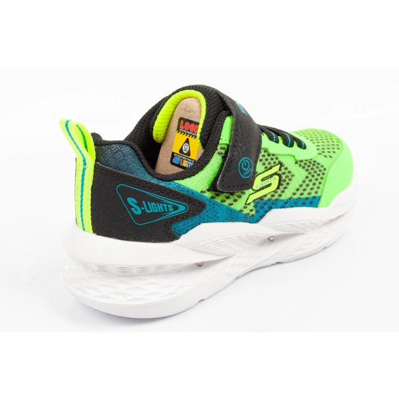Skechers Meteor-Lights LED Children's Sports Shoes for Boys with Velcro